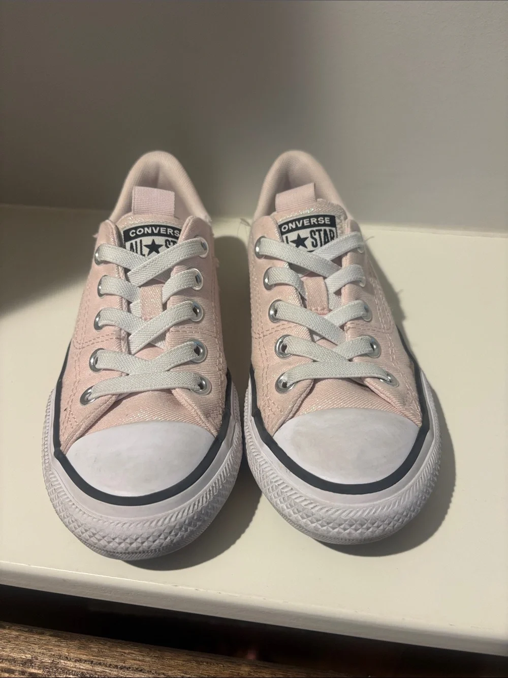 Converse Kids Pale Pink Chuck Taylor Low Top Sneakers